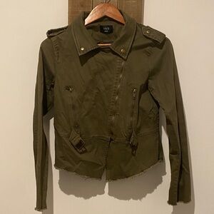 Vici Khaki Utility Jacket for Women